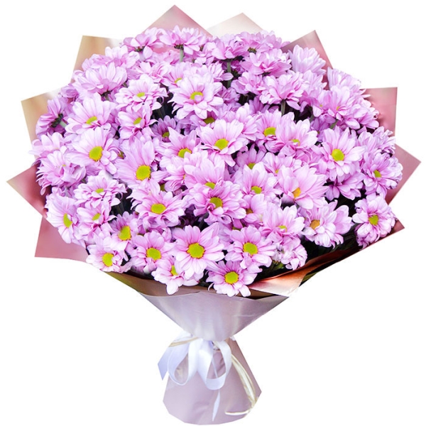  Kemer Flower Delivery Purple Chrysanthemum Bouquet