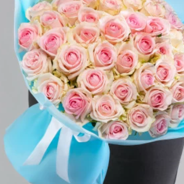  Kemer Florist Bouquet of 55 Pink Roses