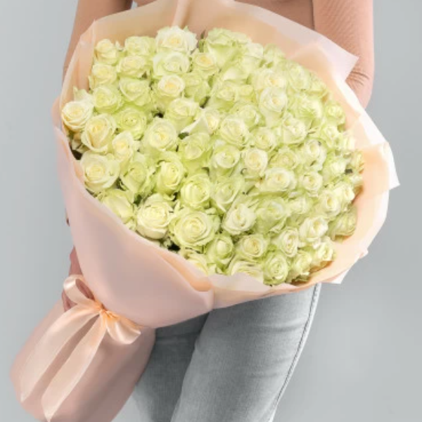  Kemer Florist 75 White Roses