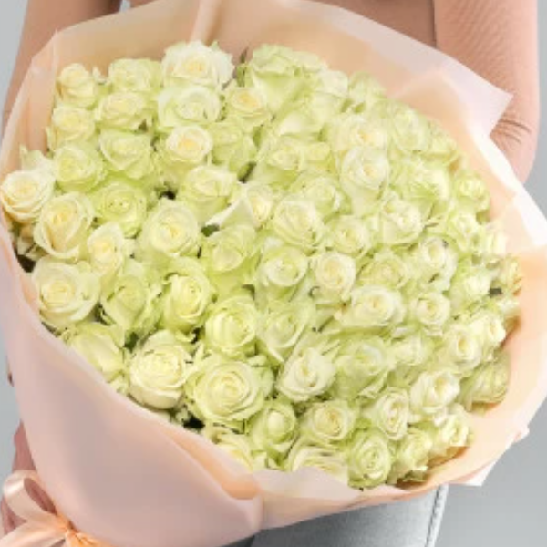  Kemer Florist 75 White Roses