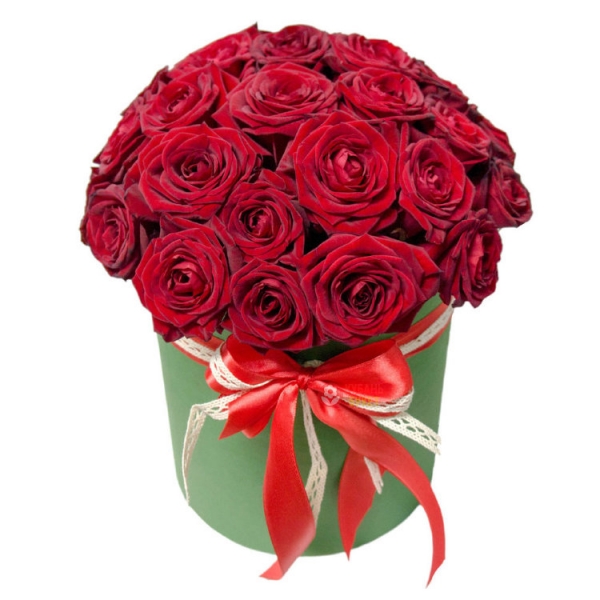 Kemer Florist 25 rote Rosen in Box