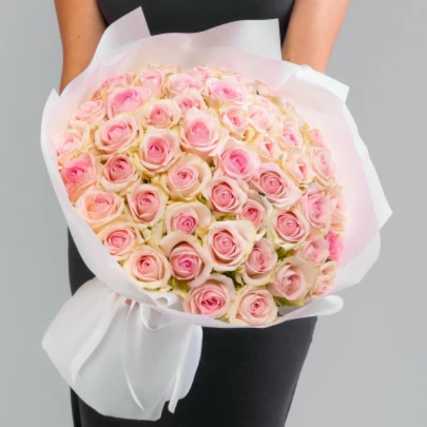  Kemer Florist Bouquet of 51 Pink Roses